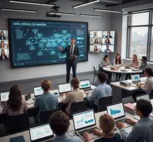 Lecturer using modern teaching tools to enhance student learning, representing skills needed in Lecturer Jobs