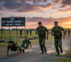 ASF Physical Training in Progress